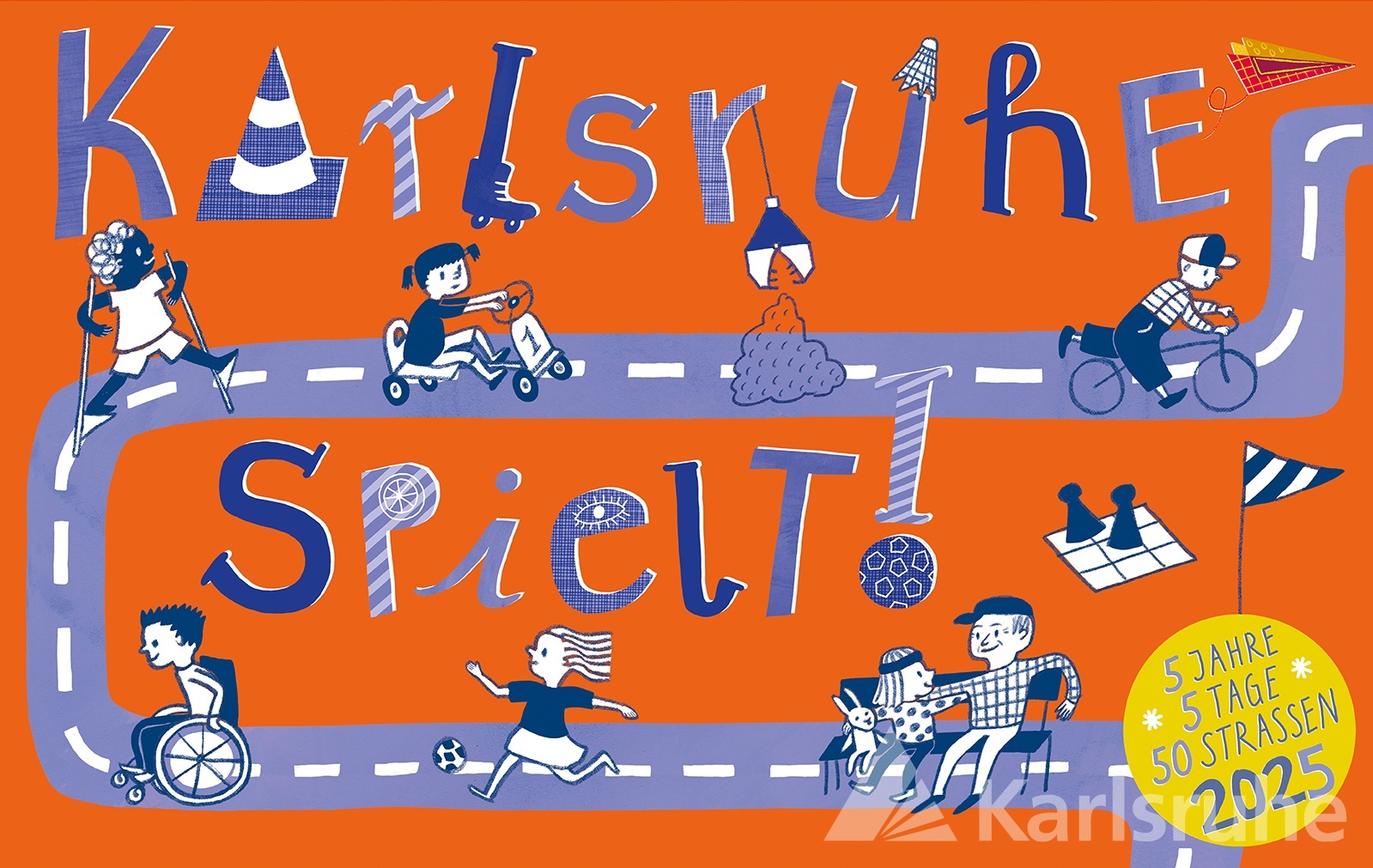 Karlsruhe spielt Poster